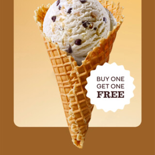 Baskin-Robbins Offers Buy One Get One Free Cannoli Flavour of the Month 2