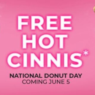 Donut King Giving Away Free Cinnamon Donuts for National Donut Day on June 5 5