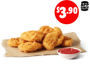 Hungry Jack’s Offers $3.90 6 Nuggets Deal via App
