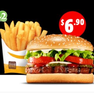 Hungry Jack’s $6.90 Plant Based Whopper & Medium Chips App Deal 4