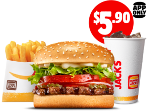 Hungry Jack’s $5.90 Whopper Junior Small Value Meal via App