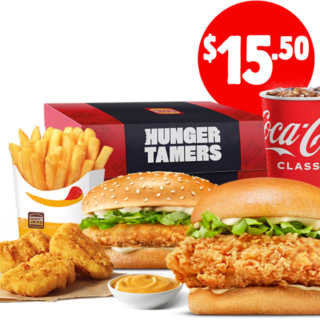 Hungry Jack’s New $15.50 Medium Jack’s Fried Chicken Hunger Tamers Deal via App Deal 10
