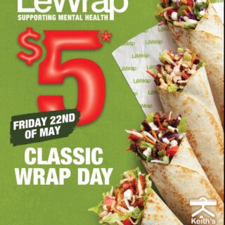 LeWrap Bringing Back $5 Classic Wrap Day on May 22 to Support Mental Health Charity 6