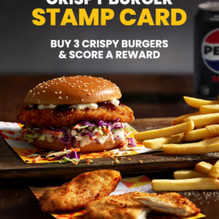 Oporto Launches Crispy Burger Stamp Card with Free Burger Reward 7