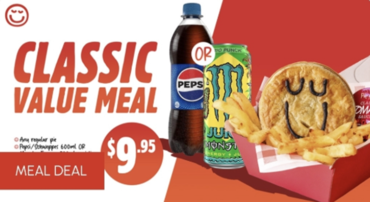 Pie Face Launches $9.95 Classic Value Meal Nationwide 1