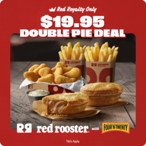 Red Rooster Launches $19.95 Double Pie Deal for Red Royalty Members