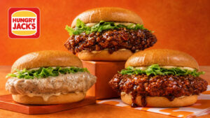 Hungry Jack’s Testing New Saucy Jack’s Fried Chicken Burgers
