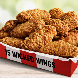 KFC Kicks Off Christmas in July with 15 Wicked Wings for $10 on July 1