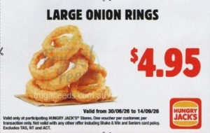 Hungry Jack's Vouchers valid until 14 September 2026 3