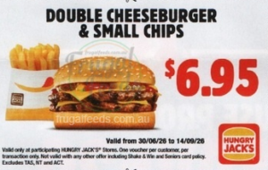 Hungry Jack's Vouchers valid until 14 September 2026 5