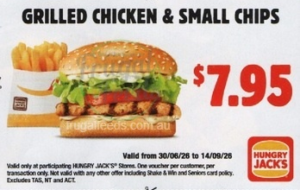 Hungry Jack's Vouchers valid until 14 September 2026 6