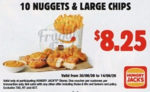 Hungry Jack's Vouchers valid until 14 September 2026 7