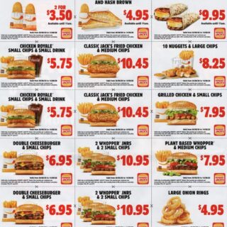 Hungry Jack’s vouchers and discount offers valid until 14 September 2026.