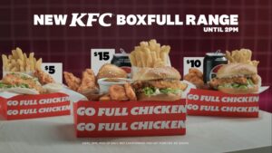 KFC Launches New Boxfull Range with $5, $10 and $15 Lunchboxes Until 2pm Daily 21 KFC Launches New Boxfull Range with $5, $10 and $15 Lunchboxes Until 2pm Daily 1