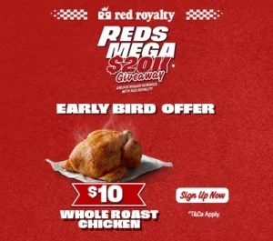 Red Rooster Launches $10 Whole Roast Chicken Deal for Red Royalty Members 1