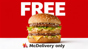 Free Big Mac With $45+ McDelivery Orders via MyMacca’s App Until June 21