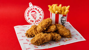 KFC Christmas in July Day 10: Get 6 Wicked Wings & Regular Chips for Just $5 on July 10 4 KFC Christmas in July Day 10: Get 6 Wicked Wings & Regular Chips for Just $5 on July 10