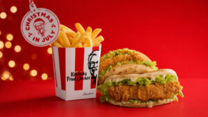 KFC Christmas in July Day 16: Get 2 Sliders & Regular Chips for $6 on July 16 20 $6 Slider Duo Chips