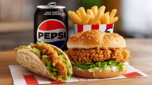 $8 Zinger Burger Combo Slider