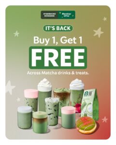Starbucks Brings Back Matcha Mondays with Buy 1 Get 1 Free Matcha Items for 9 Weeks 3