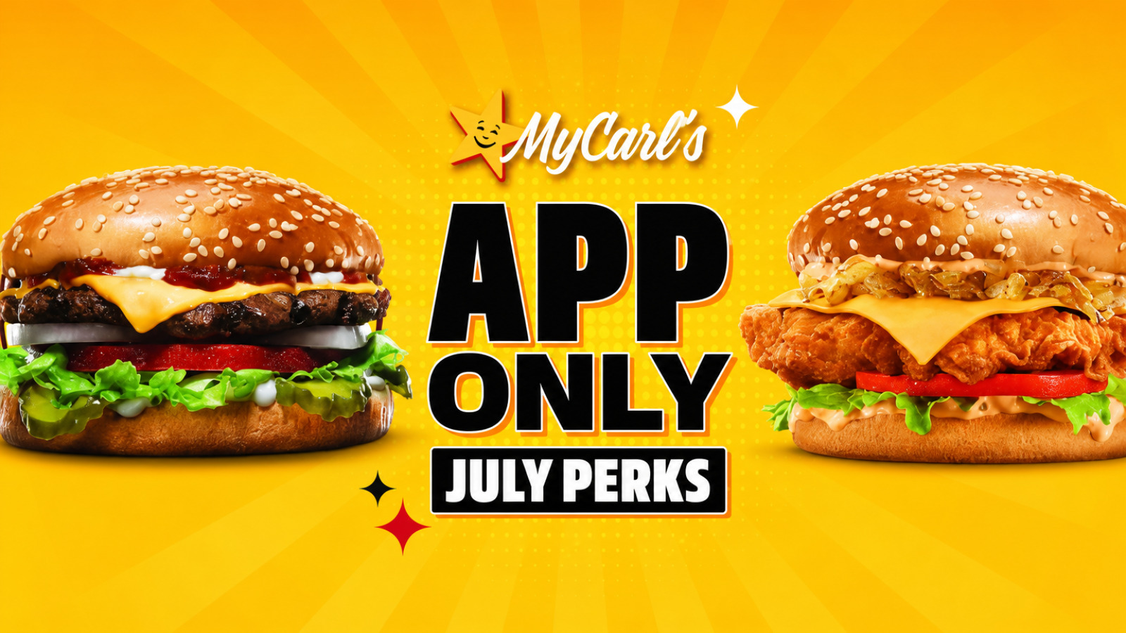 Carl's Jr. July MyCarl's App Deals: $6 California Classic, Free Famous Star & More 1 Carl’s Jr July App Deals