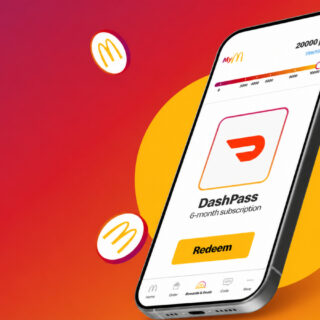 McDonald's Adds 1,500 Points for 6 Months of DoorDash DashPass Reward to MyMacca's App (Save $59.94) 5 DashPass Reward Mymacca’s