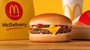 Free Cheeseburger with $40+ McDelivery Orders via MyMacca's App Until July 26 4 Free Cheeseburger with $40+ McDelivery Orders via MyMacca’s App Until July 26