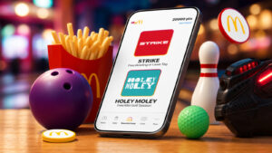 McDonald&rsquo;s MyMacca&rsquo;s Rewards: Redeem Points for Free Strike Bowling, Laser Tag or Holey Moley Mini Golf