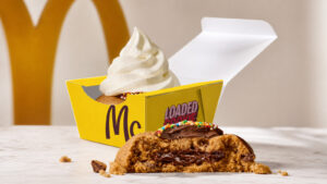 McDonald&rsquo;s Trials New Loaded Choc Chip Cookies With Soft Serve and Choc Ganache