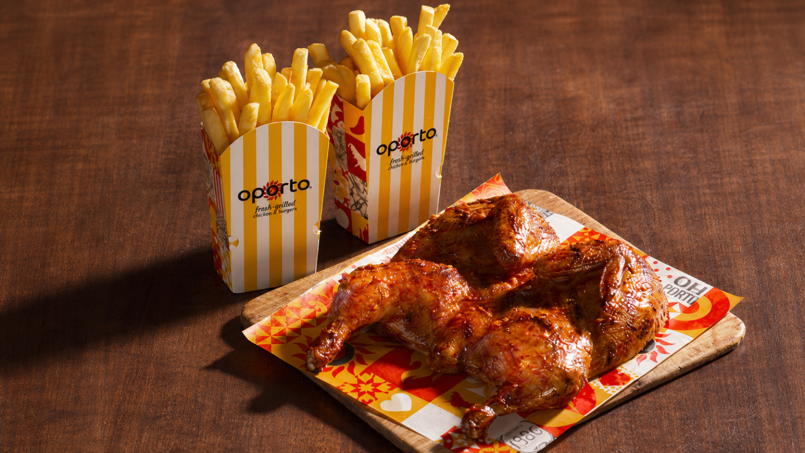 Oporto: Get 2 Free Large Chips with Any Whole Chicken Every Monday & Tuesday 2