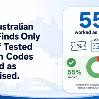 New Australian Coupon Study Finds Only 55% of Codes Worked as Advertised 1