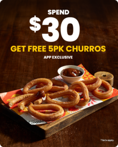 Oporto Offering Free 5-Pack of Churros When You Spend $30 Until August 23 8 Oporto Offering Free 5-Pack of Churros When You Spend $30 Until August 23 1