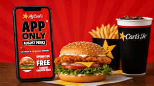 Carl's Jr. August App Perks Include Free Chicken Star with $30 Spend 7 Carl’s Jr. August App Perks