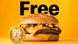 McDonald’s Giving Away a Free Quarter Pounder with $40+ McDelivery Orders Until August 30 20 Free Quarter Pounder with $40+ Spend