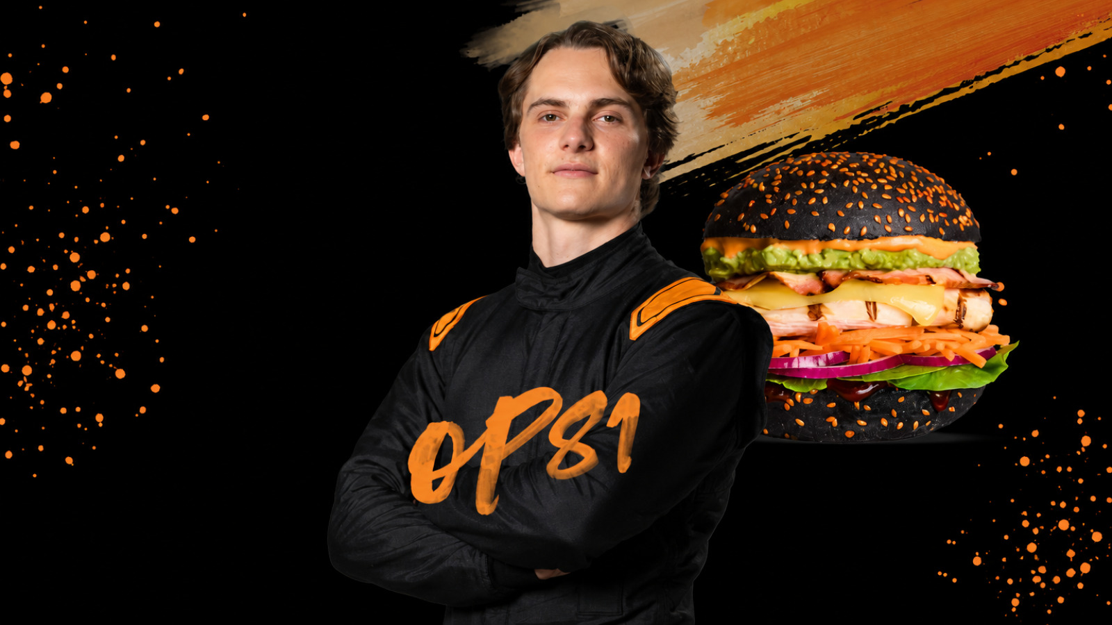 Grill&rsquo;d Oscar Piastri Burger for $12.81