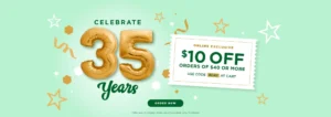 The Cheesecake Shop Celebrates 35 Years with $10 Off $40+ Orders until October 11 1