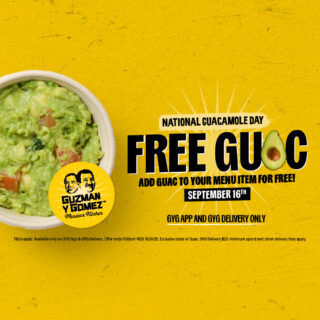 Guzman y Gomez Offers Free Guac on September 16 for National Guacamole Day 5