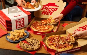 Pizza Hut Brings Back the Triple Treat Box With 2 Large Pizzas, Breadsticks and Hershey&rsquo;s Cookie From $29.95 1