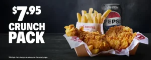 Red Rooster Launches $7.95 Crunch Pack with 2 Pieces of Fried Chicken, Chips and Drink 8 Red Rooster Launches $7.95 Crunch Pack