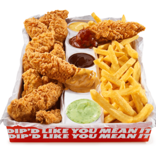 Saucy Tenders Dip’d Feast