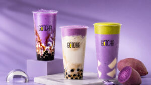Gotcha Fresh Tea Offers 2 Large Ube Drinks for $12 Until September 23 1 Gotcha Ube Series