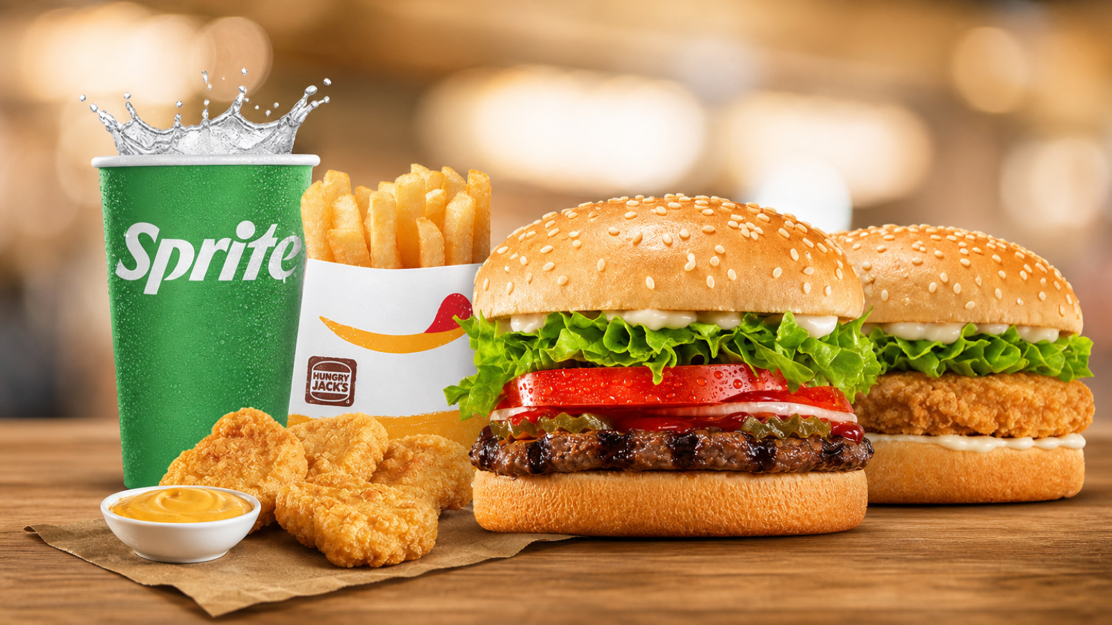 Hungry Jack’s Launches $7.95 Courtside Combo with Burger, Chips, Drink and 3 Nuggets 1 Hungry Jack's $7.95 Courtside Combo