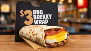 Hungry Jack&rsquo;s Offers $3 BBQ Brekky Wrap Until October 5