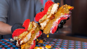 Mi Goreng Spring Break Burger