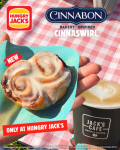 Hungry Jack’s Launches New $4.95 Cinnabon Cinnaswirl at Selected Restaurants 27