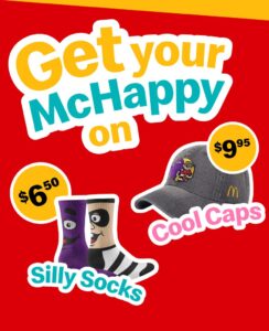 McDonald’s Launches McHappy Day 2026 Merchandise with $6.50 Silly Socks and $9.95 Cool Caps 20 McDonald’s Launches McHappy Day 2026 Merchandise with $6.50 Silly Socks and $9.95 Cool Caps 20