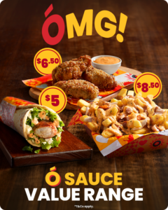 Oporto Launches New Ó Sauce Value Range from $5 8 Oporto Launches New Ó Sauce Value Range from $5 8
