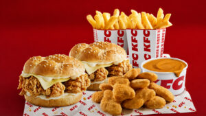 KFC Launches Wicked Wednesday Deal with 2 Wicked Cheeseburgers, 10 Nuggets and 2 Chips for $14.95 on October 7 17 KFC Launches Wicked Wednesday Deal with 2 Wicked Cheeseburgers, 10 Nuggets and 2 Chips on October 7